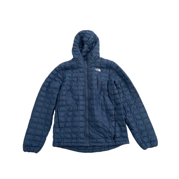 The North Face Blue Puffer Jacket Thermoball Eco Boys Size XL 18/20 - Picture 1 of 16